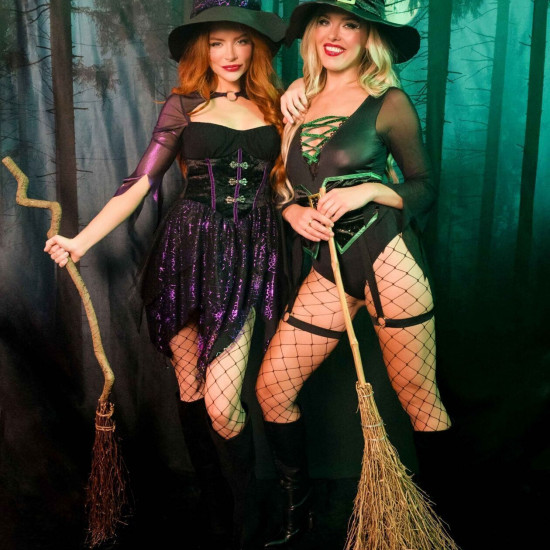 Костюм відьми Leg Avenue Mystical Witch L, сукня, капелюх Костюм відьми Leg Avenue Mystical Witch L, сукня, капелюх