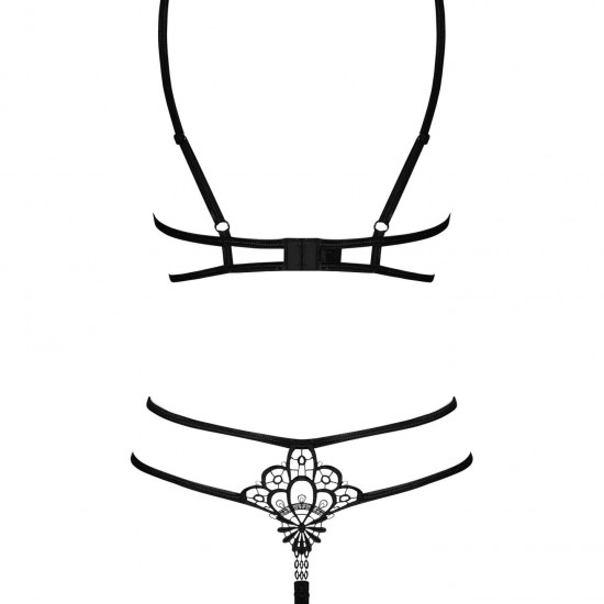 Еротичний комплект зі стреп Obsessive Badossa 2-pcs set S/M (м'ята упаковка!!!) Еротичний комплект зі стреп Obsessive Badossa 2-pcs set S/M (м'ята упаковка!!!)