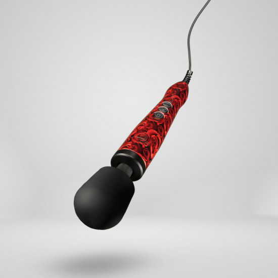 Вібромасажер DOXY Original ROSE PATTERN, дуже потужний, живлення 220В, пульсівні вібрації