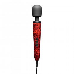 Вібромасажер DOXY Original ROSE PATTERN, дуже потужний, живлення 220В, пульсівні вібрації