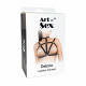 Портупея жіноча Art of Sex - Delaria Leather harness, Чорна L-2XL Портупея жіноча Art of Sex - Delaria Leather harness, Чорна L-2XL