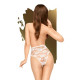 Боді з глибоким декольте та високими трусиками Penthouse - Toxic Powder White S/M Боді з глибоким декольте та високими трусиками Penthouse - Toxic Powder White S/M