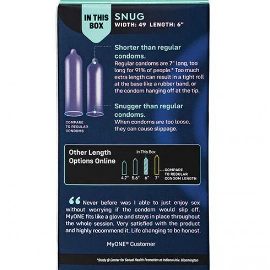 Презервативи MyONE Snug 10 шт, картонна коробка (м'ята упаковка!!!) Презервативи MyONE Snug 10 шт, картонна коробка (м'ята упаковка!!!)
