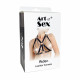 Портупея жіноча Art of Sex - Aiden Leather harness, Чорна L-2XL Портупея жіноча Art of Sex - Aiden Leather harness, Чорна L-2XL