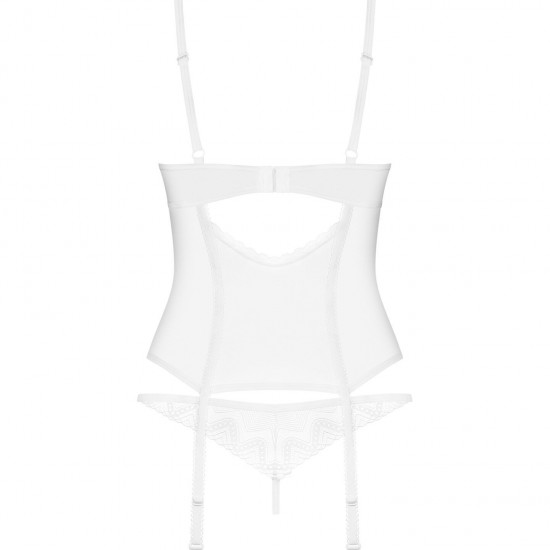 Корсет Obsessive Alissium corset & thong M/L (м'ята упаковка!!!) Корсет Obsessive Alissium corset & thong M/L (м'ята упаковка!!!)