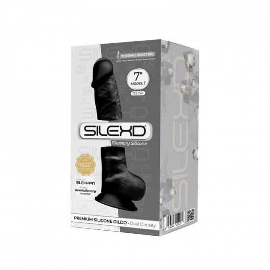 Фалоімітатор SilexD Johnny Black (MODEL 1 size 7in) (м'ята упаковка!!!) Фалоімітатор SilexD Johnny Black (MODEL 1 size 7in) (м'ята упаковка!!!)