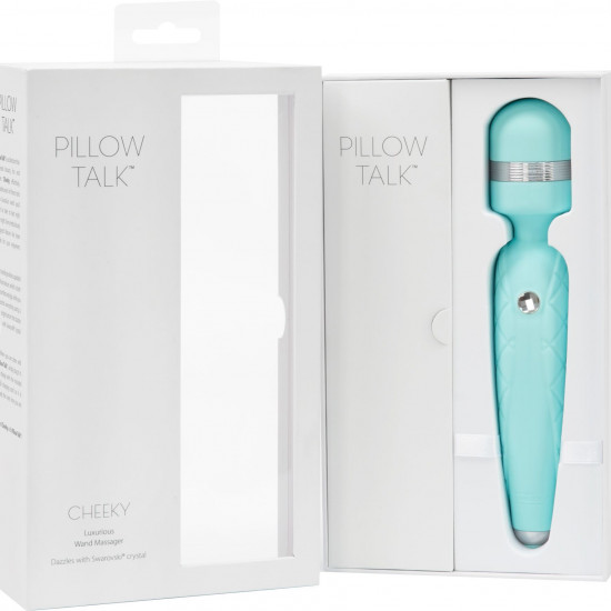 Розкішний вібромасажер PILLOW TALK - Cheeky Teal (м'ята упаковка!!!)