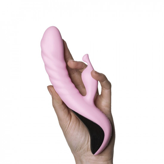 Вібратор Adrien Lastic Mini Trigger з масажними рухами стовбура Вібратор Adrien Lastic Mini Trigger з масажними рухами стовбура