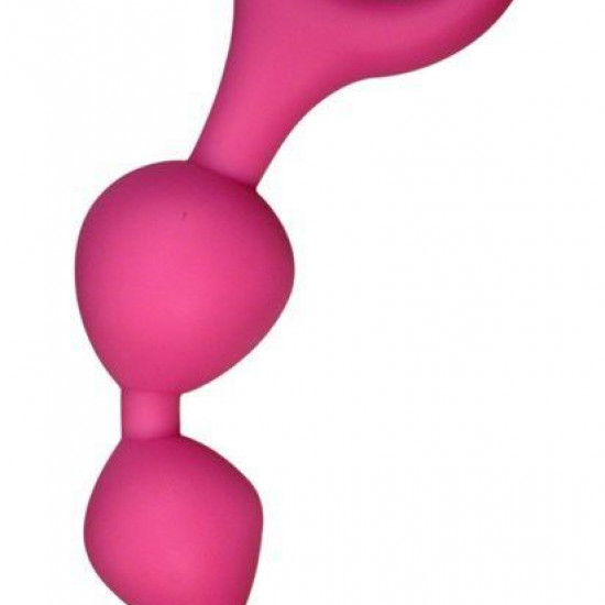 Анальні кульки Alive Triball Pink, силікон макс. діаметр 2 см Анальні кульки Alive Triball Pink, силікон макс. діаметр 2 см