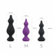 Анальна пробка Adrien Lastic Amuse Medium Purple (M) з двома переходами, макс. діаметр 3,6 см Анальна пробка Adrien Lastic Amuse Medium Purple (M) з двома переходами, макс. діаметр 3,6 см