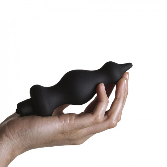 Анальна пробка з вібрацією Adrien Lastic Bullet Amuse Black, макс. діаметр 3,9 см Анальна пробка з вібрацією Adrien Lastic Bullet Amuse Black, макс. діаметр 3,9 см