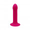 Дилдо з присоскою Adrien Lastic Hitsens 2 Pink, відмінно для страпона, макс. діам. 4см, довж. 16,7см
