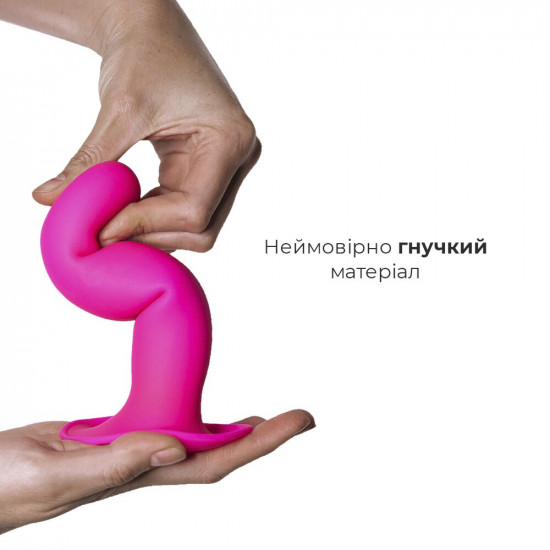 Дилдо з присоскою Adrien Lastic Hitsens 4 Pink, відмінно для страпона, діаметр 3,7см, довжина 17,8см Дилдо з присоскою Adrien Lastic Hitsens 4 Pink, відмінно для страпона, діаметр 3,7см, довжина 17,8см