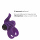 Ерекційне віброкільце Adrien Lastic Bullet Lastic Ring з язичком і щіточкою для стимуляції клітора Ерекційне віброкільце Adrien Lastic Bullet Lastic Ring з язичком і щіточкою для стимуляції клітора