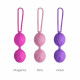 Вагінальні кульки Adrien Lastic Geisha Lastic Balls Mini Pink (S), діаметр 3,4 см, маса 85 г Вагінальні кульки Adrien Lastic Geisha Lastic Balls Mini Pink (S), діаметр 3,4 см, маса 85 г