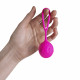 Вагінальні кульки Adrien Lastic Geisha Lastic Balls Mía Magenta (L), діаметр 4 см, маса 42 г Вагінальні кульки Adrien Lastic Geisha Lastic Balls Mía Magenta (L), діаметр 4 см, маса 42 г