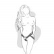 Джинсовые трусики для страпона Adrien Lastic - Lastic Strap-on