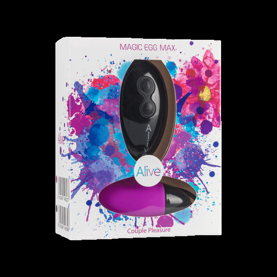 Потужне віброяйце Alive Magic Egg MAX Violet з пультом ДК Потужне віброяйце Alive Magic Egg MAX Violet з пультом ДК