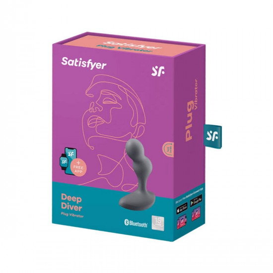 Смарт-масажер простати Satisfyer Deep Diver Grey Смарт-масажер простати Satisfyer Deep Diver Grey