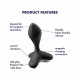 Анальна пробка з вібрацією Satisfyer Game Changer Black Анальна пробка з вібрацією Satisfyer Game Changer Black