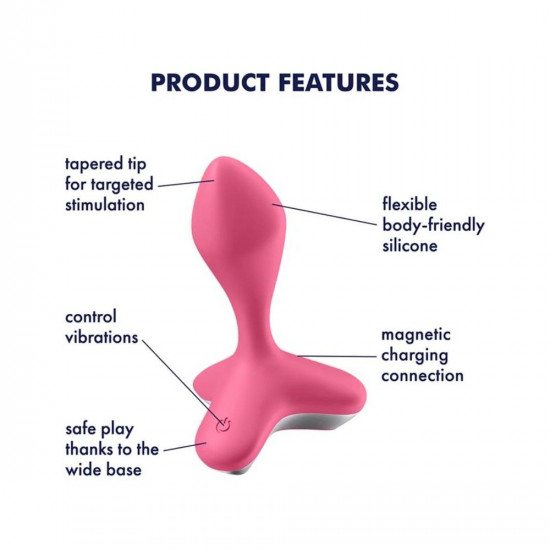Анальна пробка з вібрацією Satisfyer Game Changer Pink Анальна пробка з вібрацією Satisfyer Game Changer Pink