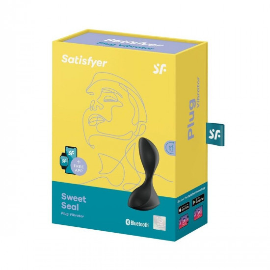 Анальна смарт-пробка з вібрацією Satisfyer Sweet Seal Black Анальна смарт-пробка з вібрацією Satisfyer Sweet Seal Black