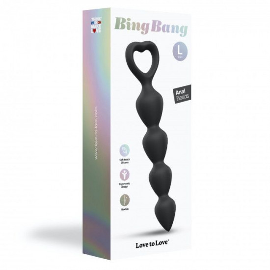 Анальний ланцюжок Love To Love BING BANG L - BLACK ONYX Анальний ланцюжок Love To Love BING BANG L - BLACK ONYX