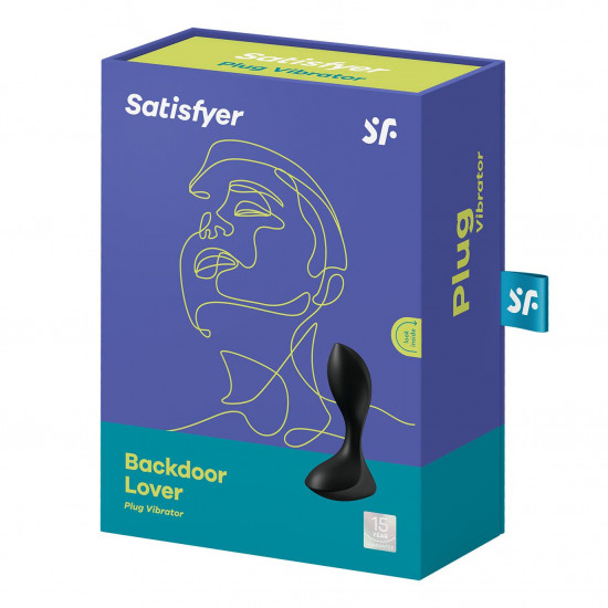 Анальна вібропробка Satisfyer Backdoor Lover Black Анальна вібропробка Satisfyer Backdoor Lover Black