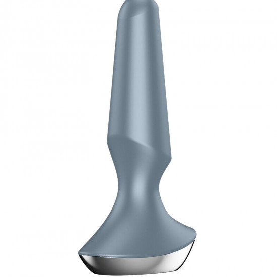 Анальна смарт-вібропробка Satisfyer Plug-ilicious 2 Ice Blue Анальна смарт-вібропробка Satisfyer Plug-ilicious 2 Ice Blue