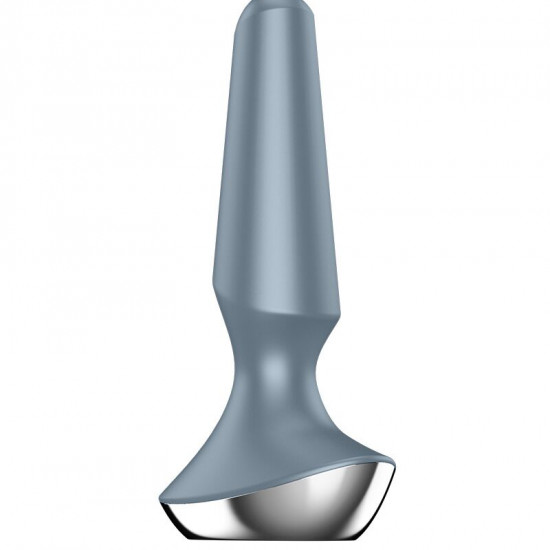 Анальна смарт-вібропробка Satisfyer Plug-ilicious 2 Ice Blue Анальна смарт-вібропробка Satisfyer Plug-ilicious 2 Ice Blue