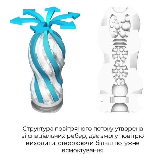 Мастурбатор Tenga Air-Tech Ultra Size, вища аеростимуляція та всмоктувальний ефект Мастурбатор Tenga Air-Tech Ultra Size, вища аеростимуляція та всмоктувальний ефект