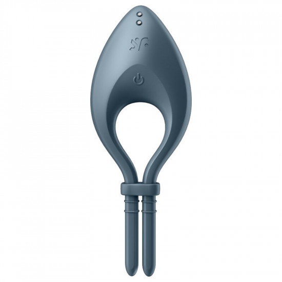 Ерекційне смарт віброкільце ласо з регулюванням розміру Satisfyer Bullseye Dark Blue Ерекційне смарт віброкільце ласо з регулюванням розміру Satisfyer Bullseye Dark Blue