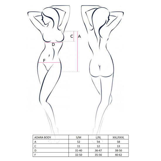 Боді монокіні ADARA BODY red L/XL - Passion Боді монокіні ADARA BODY red L/XL - Passion