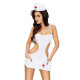 Костюм медсестри AKKIE SET white L/XL - Passion, сорочка, трусики, шапочка Костюм медсестри AKKIE SET white L/XL - Passion, сорочка, трусики, шапочка