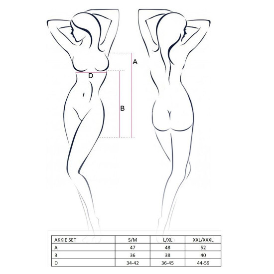Костюм медсестри AKKIE SET white L/XL - Passion, сорочка, трусики, шапочка Костюм медсестри AKKIE SET white L/XL - Passion, сорочка, трусики, шапочка