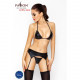 Комплект білизни під латекс CAPRI SET black S/M - Passion: міні-бікіні, стрінги, пояс для панчох Комплект білизни під латекс CAPRI SET black S/M - Passion: міні-бікіні, стрінги, пояс для панчох