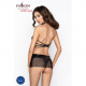 Прозора сорочка з відкритою спиною MARESOL CHEMISE black S/M - Passion, трусики Прозора сорочка з відкритою спиною MARESOL CHEMISE black S/M - Passion, трусики