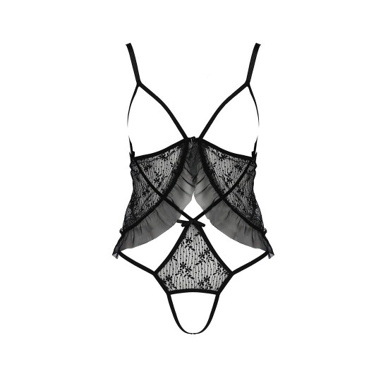 Боді монокіні з відкритими грудьми JUSTINA BODY black L/XL Passion Боді монокіні з відкритими грудьми JUSTINA BODY black L/XL Passion