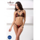 Комплект білизни MELISSA BIKINI black L/XL - Passion: ліф зі шнурівкою і трусики стрінги Комплект білизни MELISSA BIKINI black L/XL - Passion: ліф зі шнурівкою і трусики стрінги