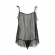 Сорочка прозора бебі дол MELANIA CHEMISE black S/M - Passion, трусики, на тонких бретелях Сорочка прозора бебі дол MELANIA CHEMISE black S/M - Passion, трусики, на тонких бретелях