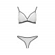 Комплект білизни ORIHIME SET white XXL/XXXL - Passion: стрепи: ліф і трусики Комплект білизни ORIHIME SET white XXL/XXXL - Passion: стрепи: ліф і трусики