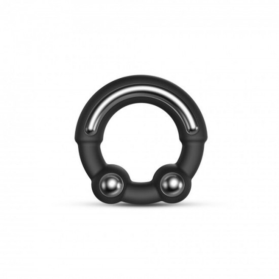 Ерекційне кільце з металевими вставками Dorcel STRONGER RING Ерекційне кільце з металевими вставками Dorcel STRONGER RING