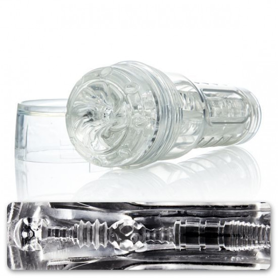 Мастурбатор Fleshlight GO Torque, прозорий, компактний розмір Мастурбатор Fleshlight GO Torque, прозорий, компактний розмір