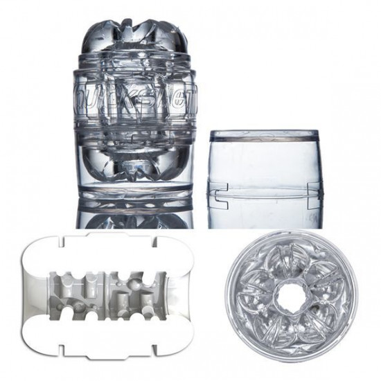 Мастурбатор Fleshlight Quickshot Vantage, компактний, чудово для пар і мінету Мастурбатор Fleshlight Quickshot Vantage, компактний, чудово для пар і мінету