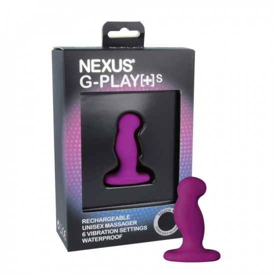 Вибромассажер простаты Nexus G-Play Plus S Purple, макс диаметр 2,3 см, перезаряжаемый