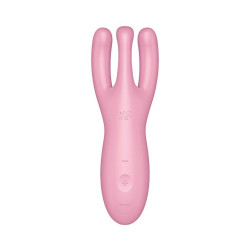 Кліторальний смарт-вібратор Satisfyer Threesome 4 Pink з трьома пальчиками