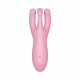 Кліторальний смарт вібратор Satisfyer Threesome 4 Pink з трьома пальчиками Кліторальний смарт вібратор Satisfyer Threesome 4 Pink з трьома пальчиками
