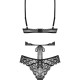 Комплект Obsessive Blomentis 2-pcs set M/L Комплект Obsessive Blomentis 2-pcs set M/L
