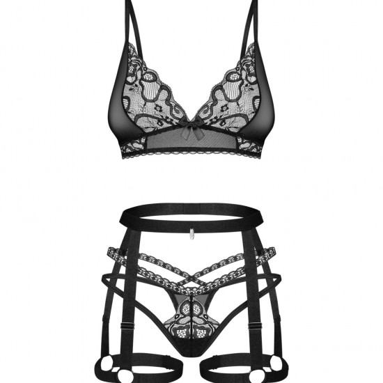Комплект Obsessive Blomentis 3-pcs set XL/2XL Комплект Obsessive Blomentis 3-pcs set XL/2XL