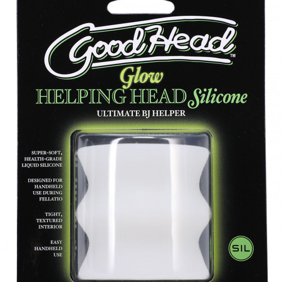 Мастурбатор Doc Johnson GoodHead - Glow Helping Head Silicone Мастурбатор Doc Johnson GoodHead - Glow Helping Head Silicone